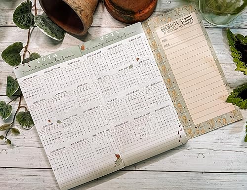 Miniatura 6 de Conquest Journals Harry Potter 2024 - Agenda de bolsillo con fecha de herbología, formato horizontal, encuadernado perfecto, 6.5 x 3.5 pulgadas