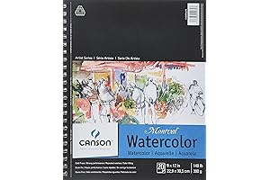 Canson Watercolor Sketchbook 140 lb Wirebound Pad