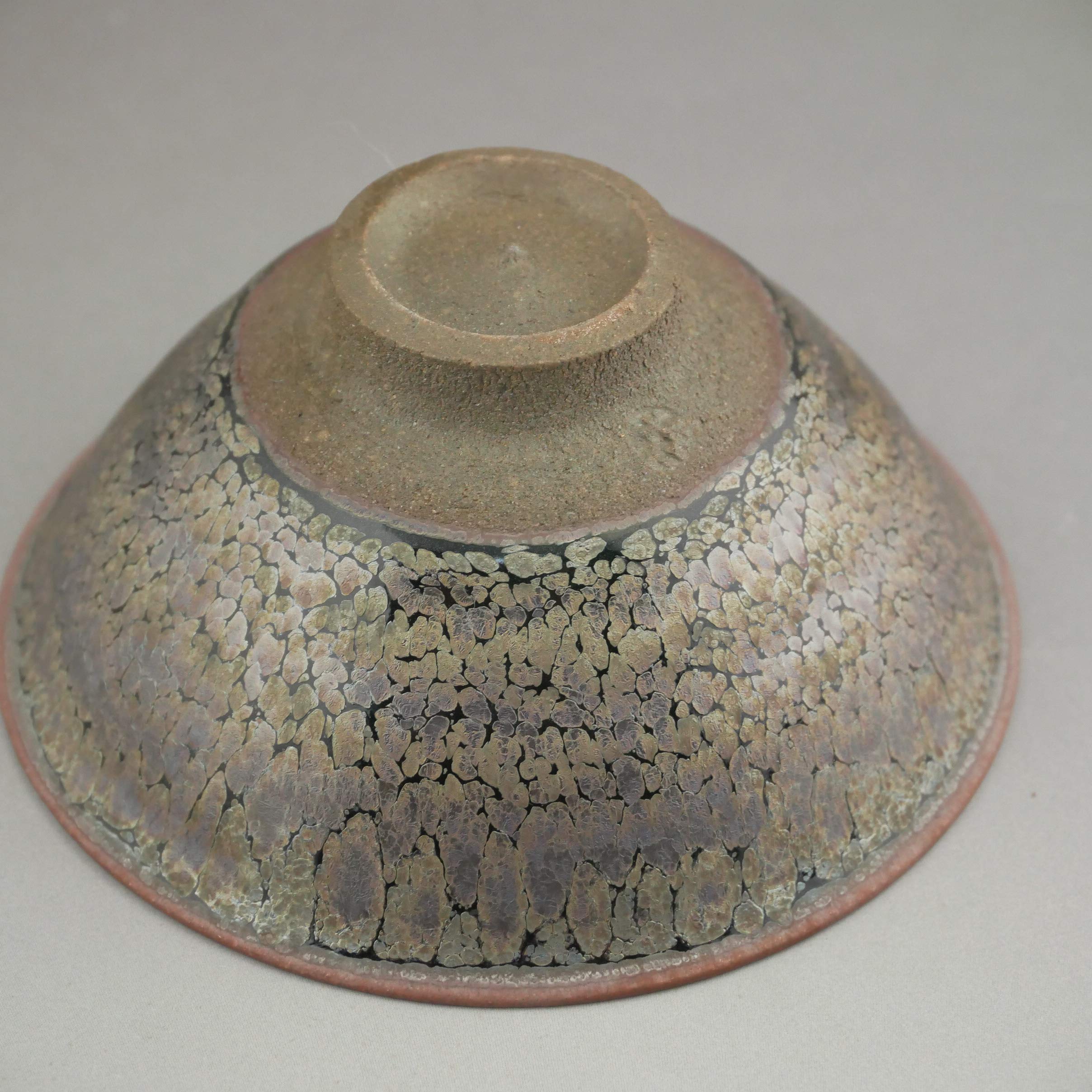 鎌田 幸ニ作 盃 油滴 京焼 京焼・清水焼 鎌田幸二 青油滴天目盃 – SEIKADO