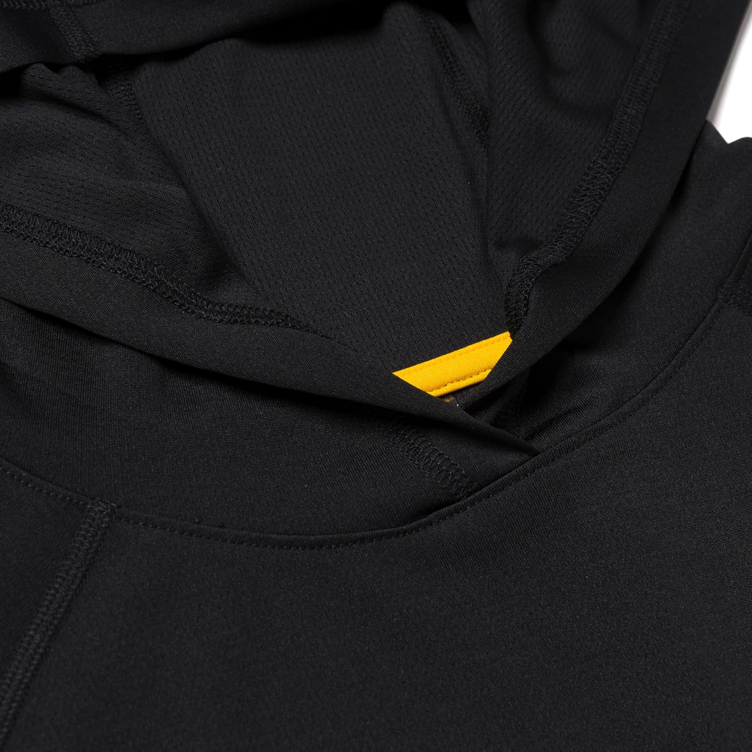 CAT Men's Lightweight Cooling Hooded Long Sleeve T-Shirt, Black, 3X-Large