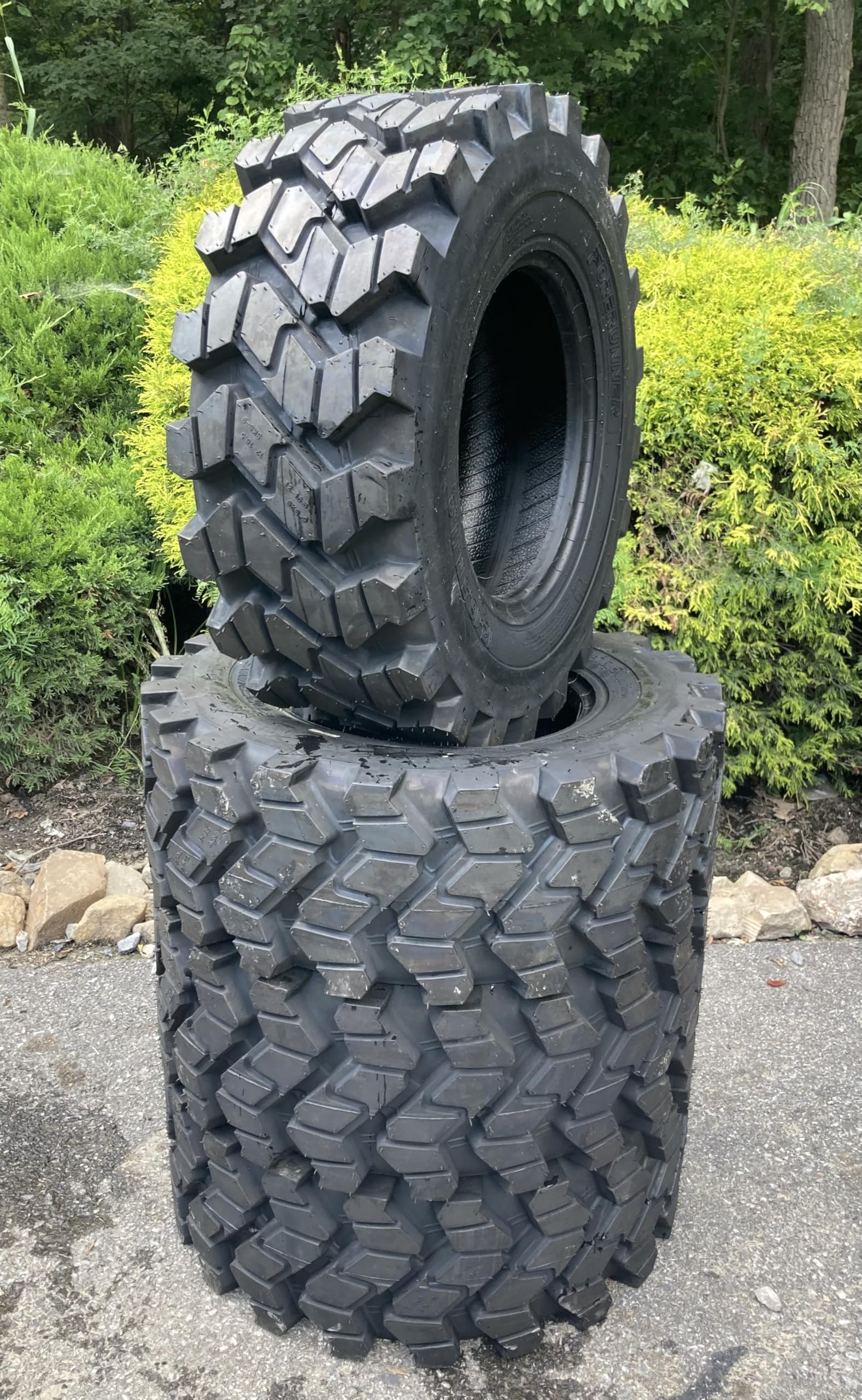 Amazon.com: 4-12-16.5 Forerunner SKS-9 Skid Steer Tires | Set of 4