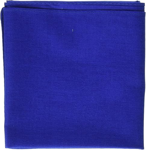 CAROLINA HAV, A, pañuelo sólido Hank, 22 x 22 pulgadas, azul rey