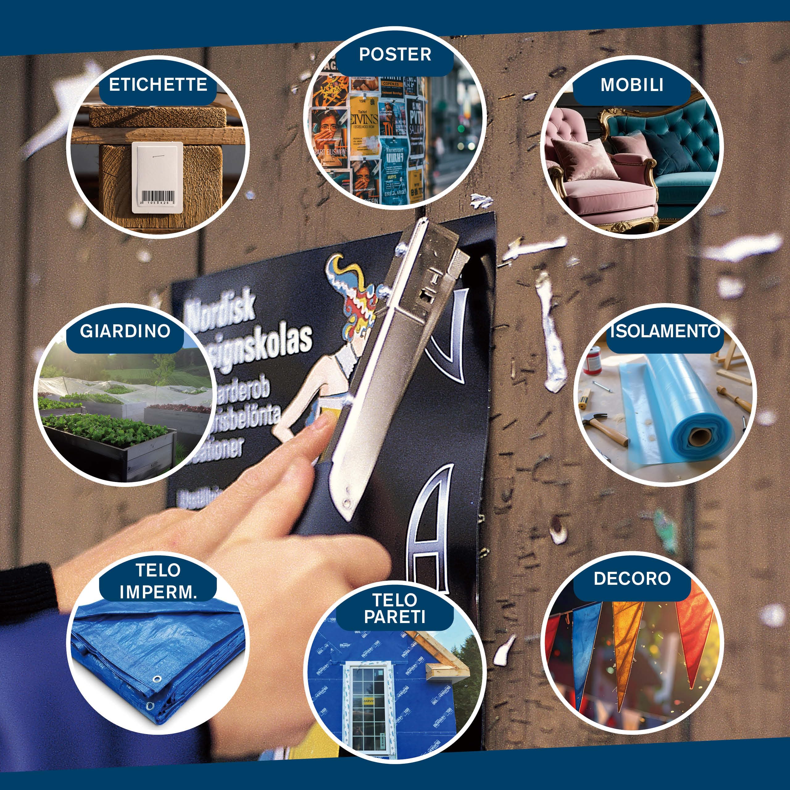 Rapid Pro R19E Graffatrice a Martello in Acciaio per Fissare Etichette, Poster e Tessuti al Legno, Contiene fino a 156 Graffette a Filo Fine n. 13 da 4-6 mm, Scatola Appendibile (5001693)