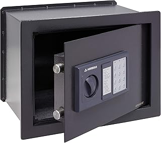 ARREGUI Class W25EB Wandtresor mit Zahlenschloss | Tresor Wandmontage mit Elektronikschloss | Doppelbolzen Verriegelung | Einfache Montage | Versteckter Tresor | 28 x 38 x 25 cm, 17 L