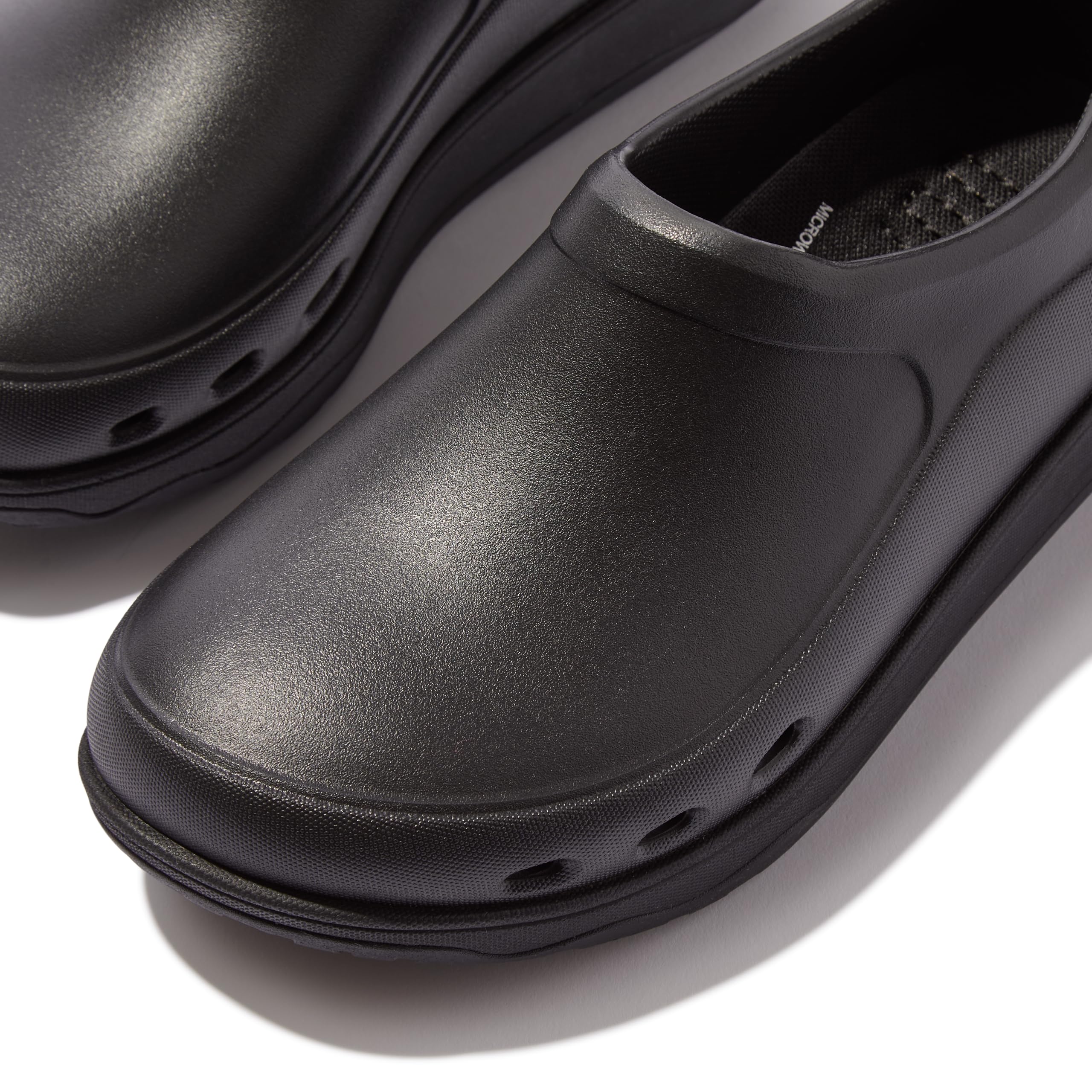 Fitflop Zoccoli Professionali ad Alte Prestazioni da Lavoro da Donna, Tutto Nero, 41 EU