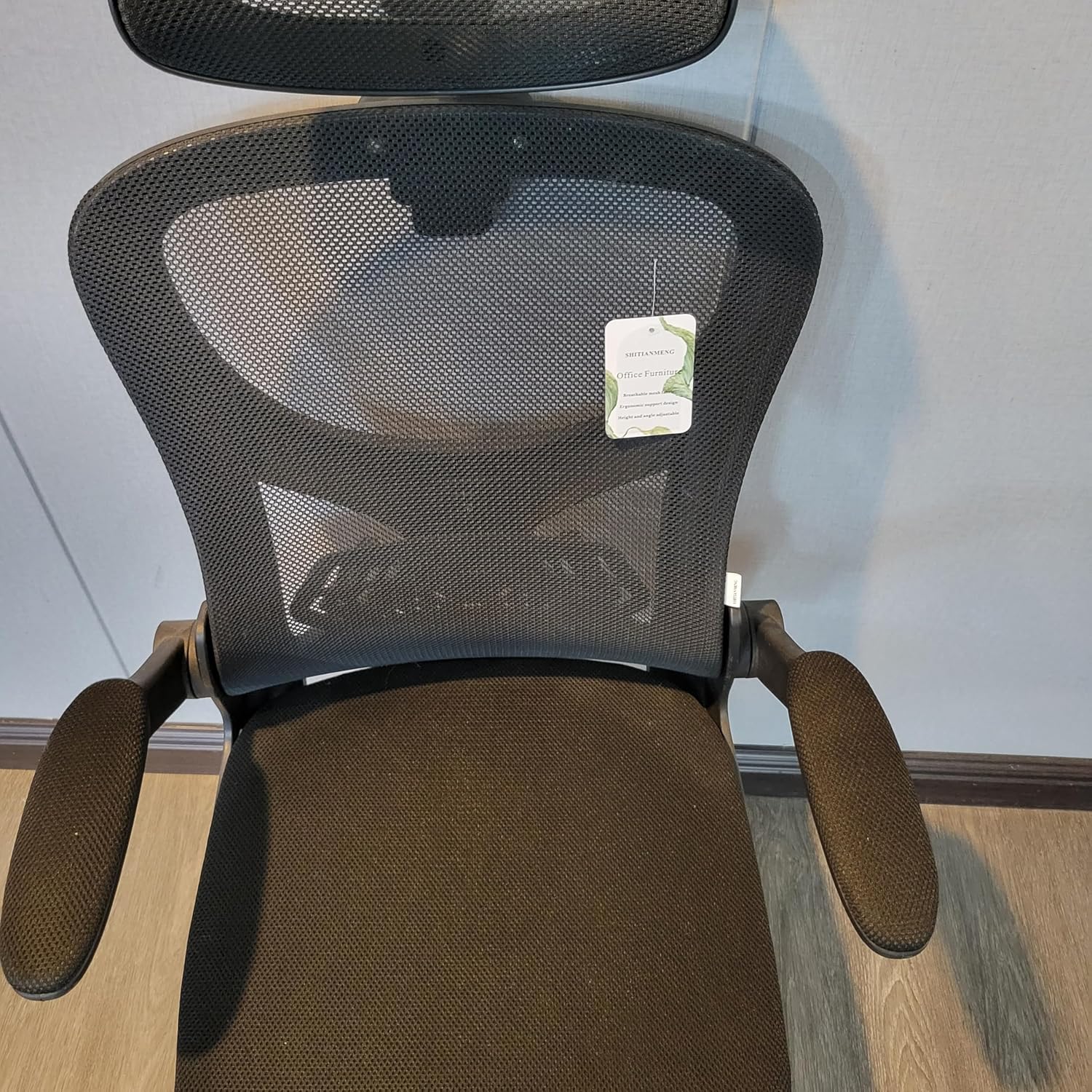 SHITIANMENG Office furniture Office chair with ergonomic back support design, smooth and stable height-adjustable caster base.