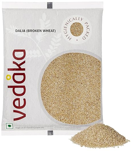 Amazon Brand - Vedaka Dalia (Broken Wheat), 500 g