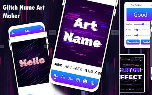 Glitch Name Art Maker