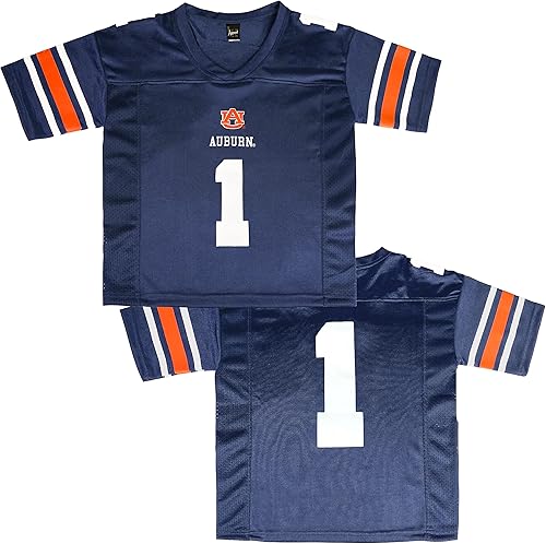Miniatura 6 de Little King NCAA Touchdown Pass-Team - Camiseta de fútbol para niños pequeños, tallas 2T 3T 4T 6