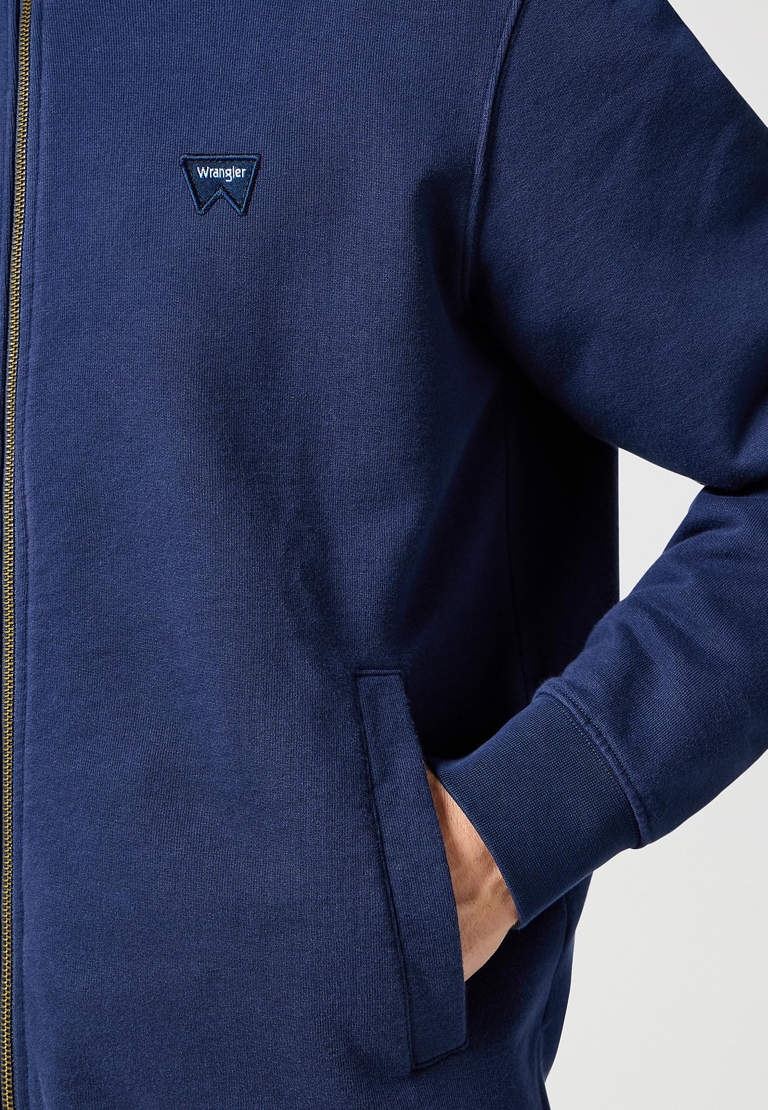 Wrangler Zip sul Collo A Imbuto Maglia di Tuta Uomo