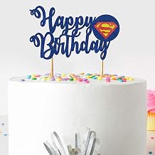 Suprman Happy Birthday Cake Topper