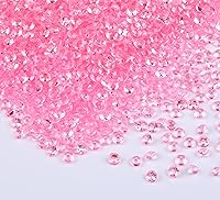 Vista 19 de Paquete de 10000 unidades de cristales de confeti dispersos para mesa de boda, diamantes acrílicos, rellenos de jarrón de diamantes de imitación