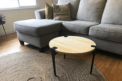 Miniatura 12 de Shepherd Hardware Patas de abrazadera de mesa ajustables de 16 pulgadas, color negro