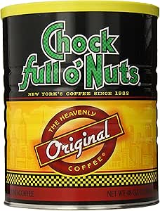 Chock Full O Nuts Original Blend Ground Coffee 48 Ounce Can
