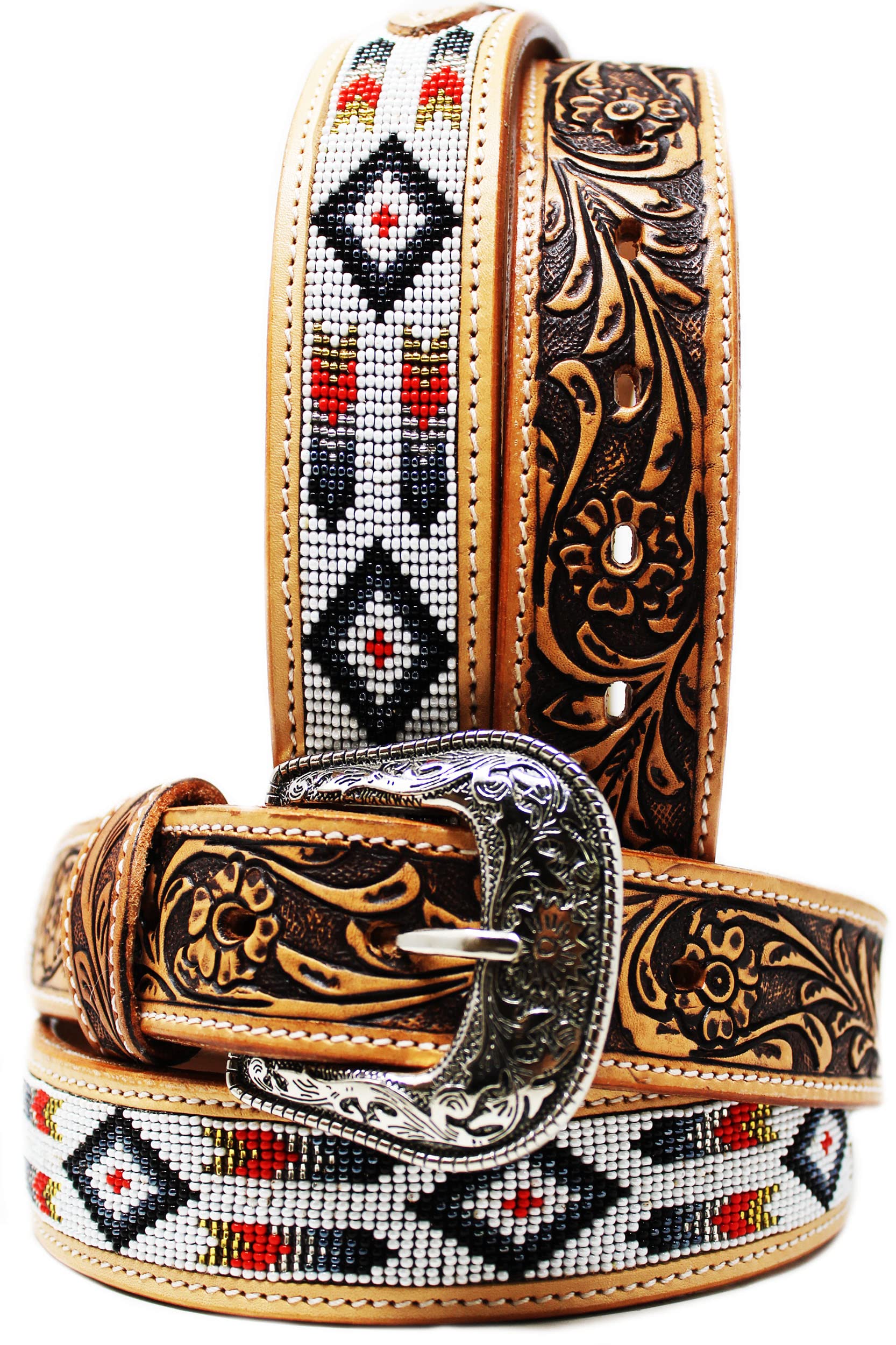 [TaylorMade] Men's M Leather Belt Belt, blue, Free Size