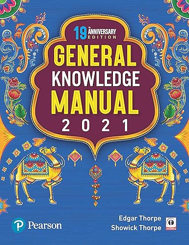 Pearson General Knowledge Manual 2021 | For UPSC, State Civil Services, Bank PO, SBI, SSC &amp; other competetive exams