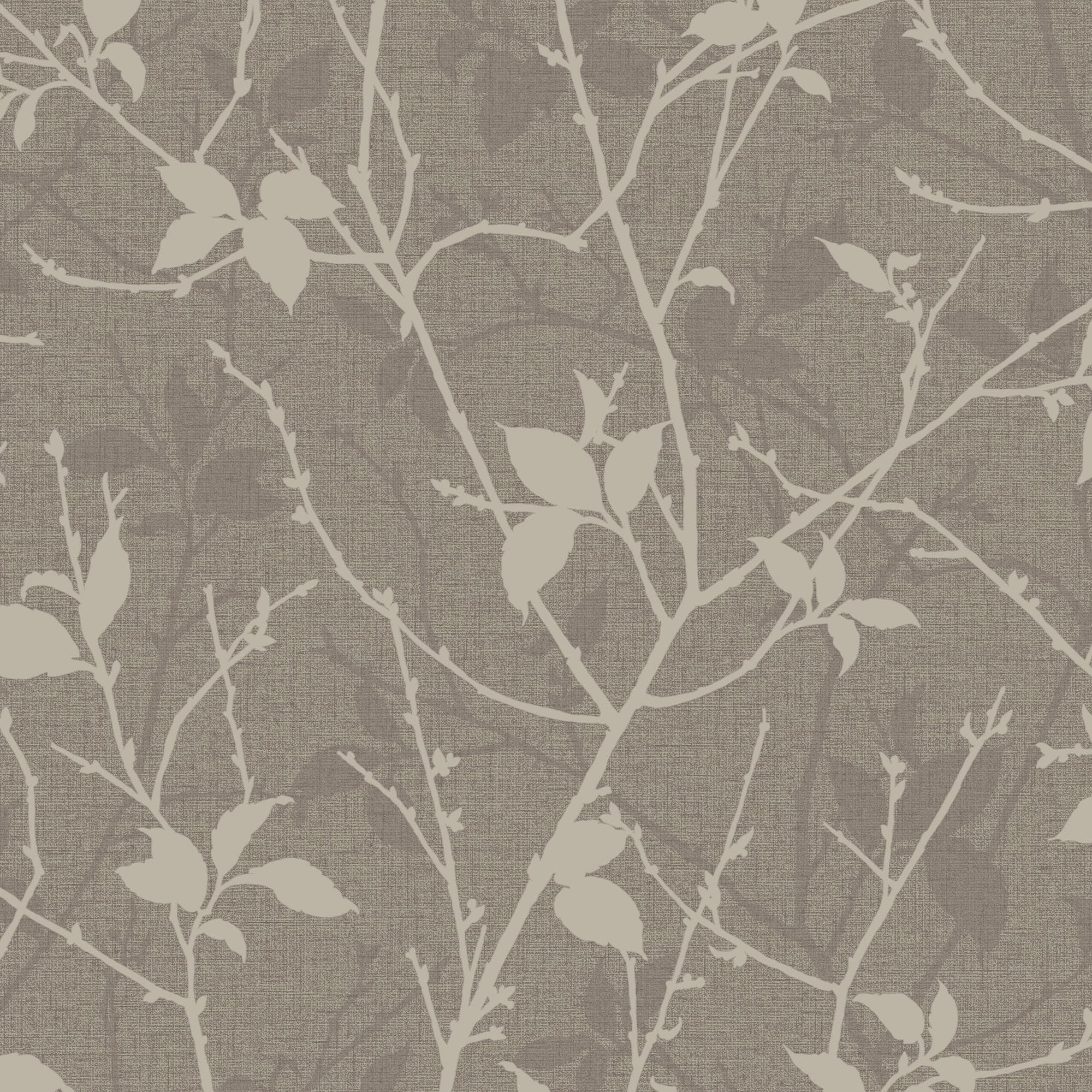 Boutique Belle Floral Taupe/Gold Wallpaper | Paste the Wall | Taupe Floral | Eco-Friendly