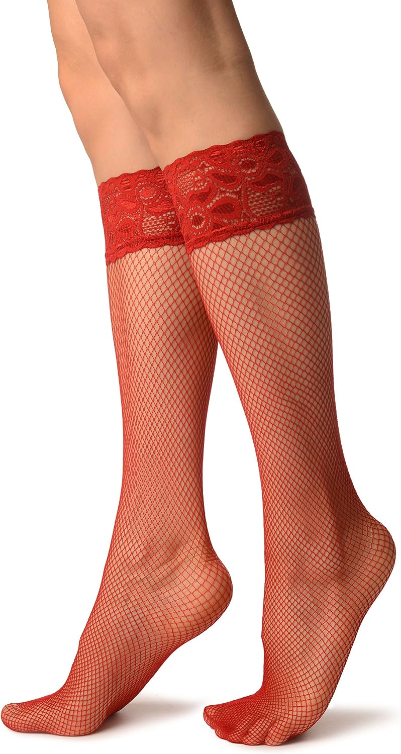 Silicon Lace Socks Knee High - Socks 