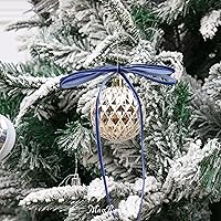 Vista 7 de MAYREEL Cinta de terciopelo azul marino de 18 de pulgada, fina cinta vintage azul marino para invitaciones de boda, manualidades, envoltura