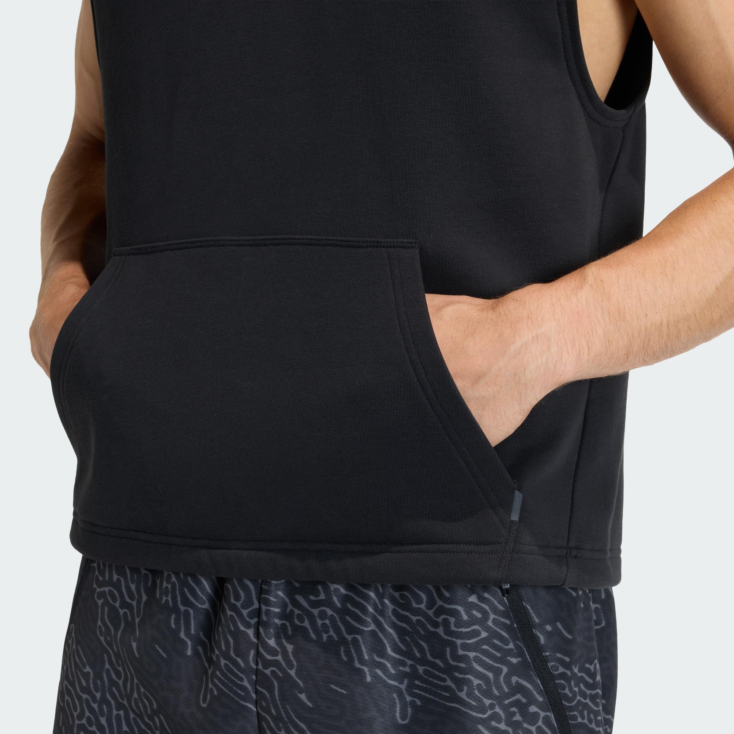 adidas Men's Sweat-Shirt à Capuche sans Manches PrimeLift Workout