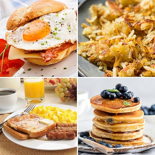 Miniatura 6 de Nostalgia Estación de desayuno eléctrica retro 3 en 1 de tamaño familiar parrilla fundida a presión antiadherente horno tostador de 4 rebanadas