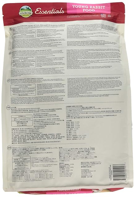 Foto 2 de 4 de OXBOW Petlife Bunny Basics - 15/23 - Forro para niño Conejos, 4,5 kg