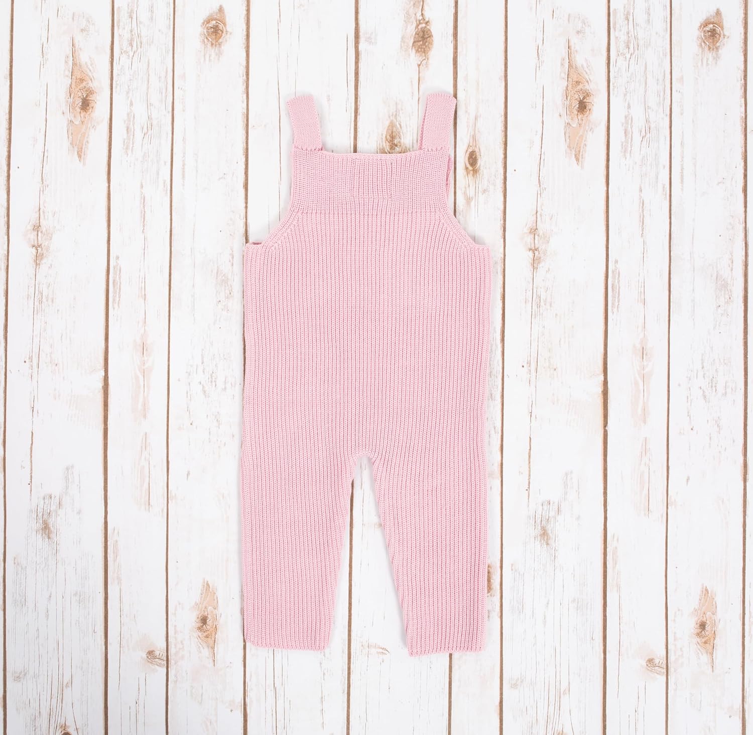 SAOL Baby Knitted Overalls - Wool Blend Romper with Button Straps, Toddler & Infant outfit, Irish Design