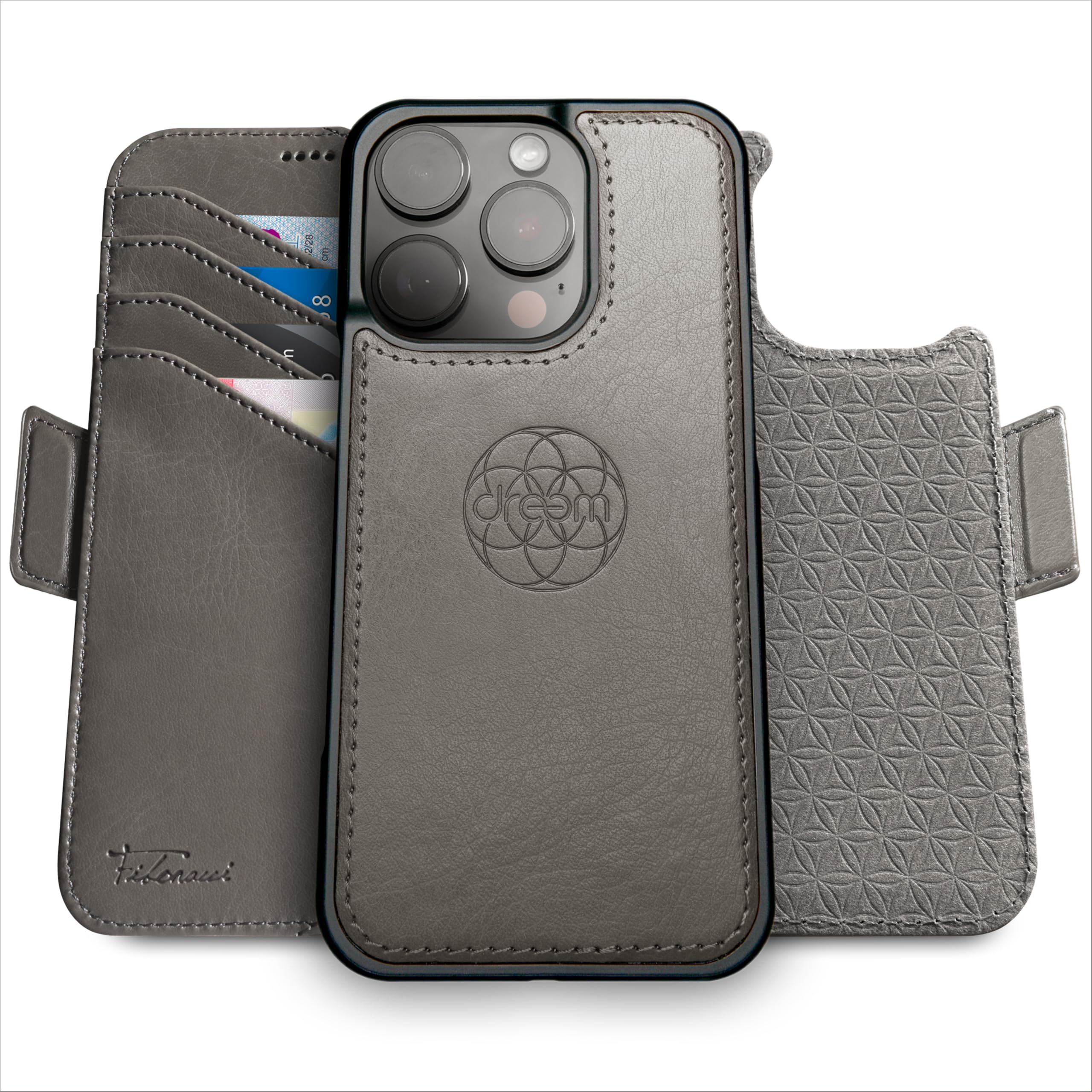 Amazon.co.jp: Dreem iphone 15 pro max ケースウォレット、画期的な