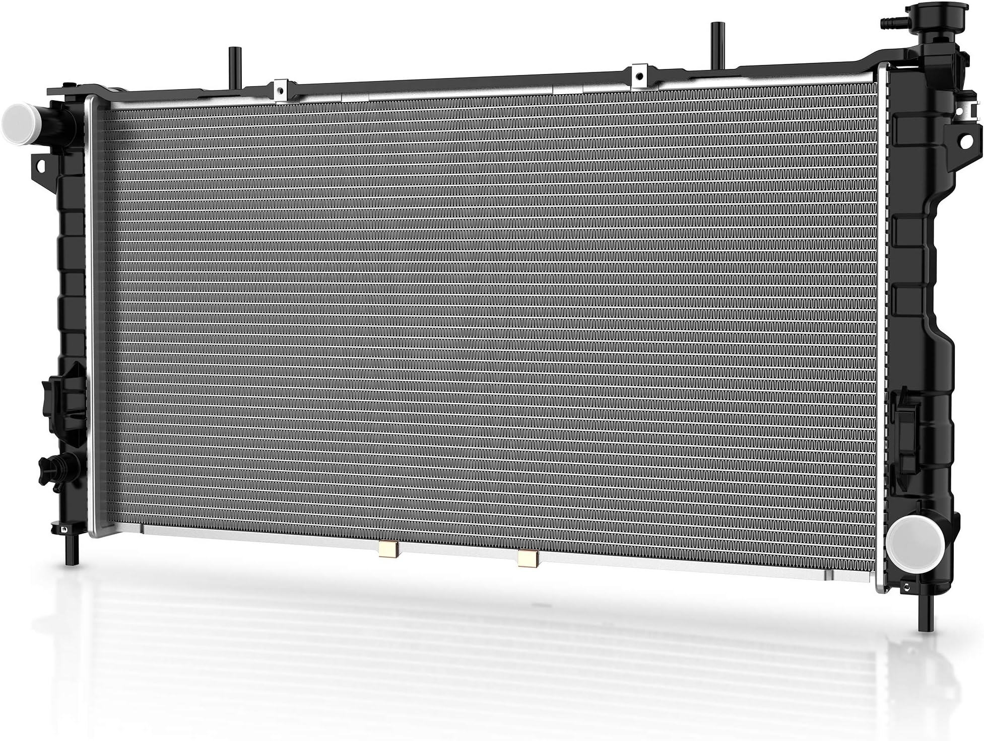 DWVO Radiator Complete Radiator Compatible with 2001-2004 Chrysler Town Country Plymouth Voyager, Compatible with 2001-2004 Dodge Caravan Grand Caravan 3.3L 3.8L 6 Cyl DWRD1011