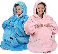 Vista 119 de Catalonia Blanket Hoodie for Kids, Oversized Wearable Sherpa Sweatshirt Pullover for Teens Youth, Gift Idea
