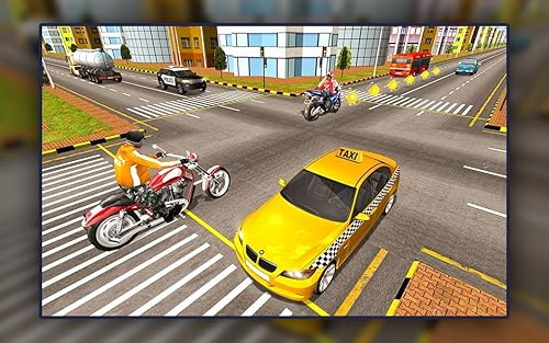 Traffic Highway Bikers Fight