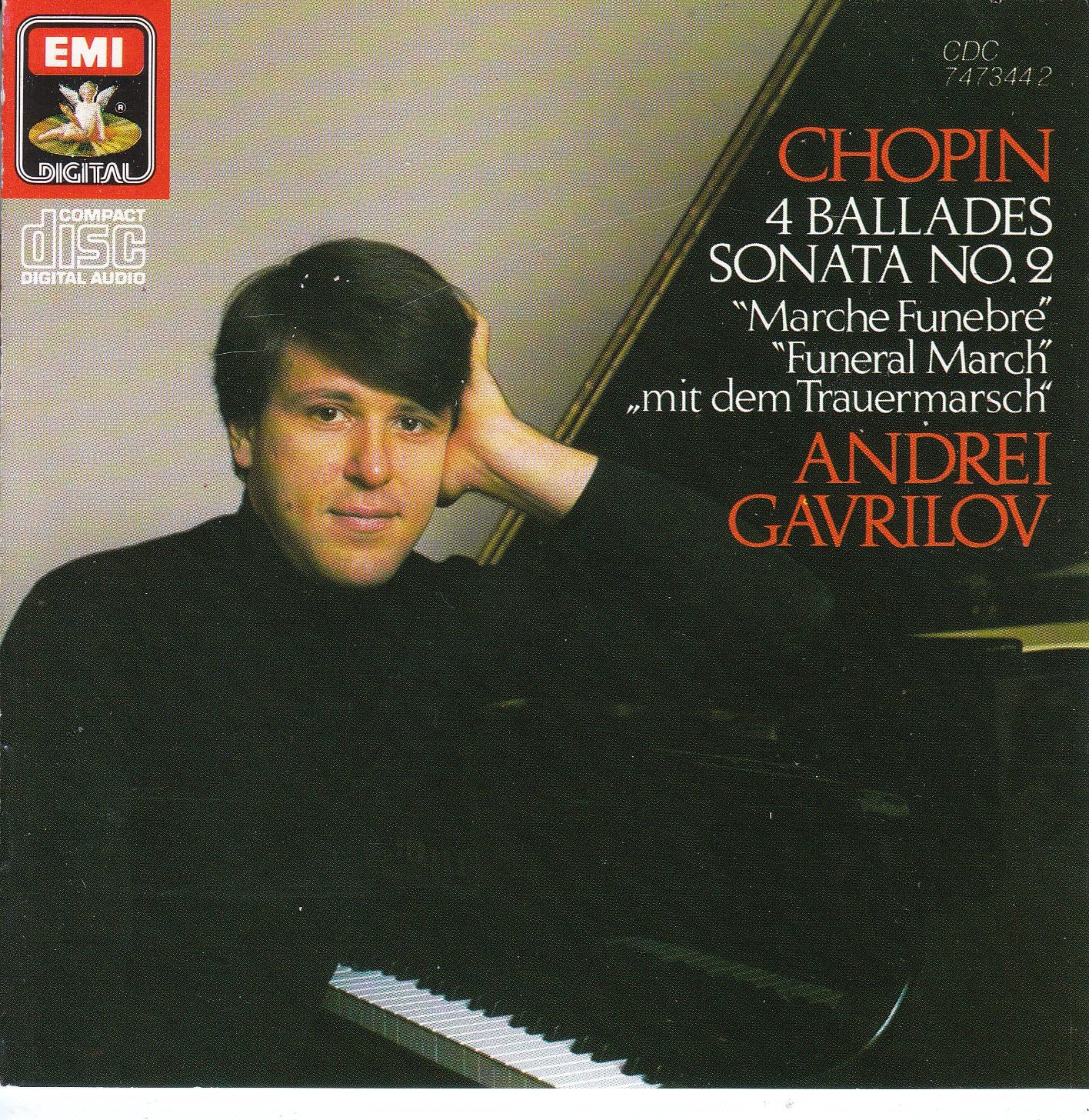 Chopin Piano Sonata No. 2 in Bb Minor, Op. 35 "Funeral March"; 4 Ballades by Frederic Chopin