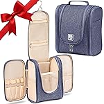 BOACAY Hanging Travel Toiletry Bag for Women and Men, Makeup Bag, Bathroom & Shower Organizer Kit for Accessories, Cosmetics, Travel Essentials