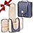 BOACAY Hanging Travel Toiletry Bag for Women and Men, Makeup Bag, Bathroom & Shower Organizer Kit for Accessories, Cosmetics, Travel Essentials