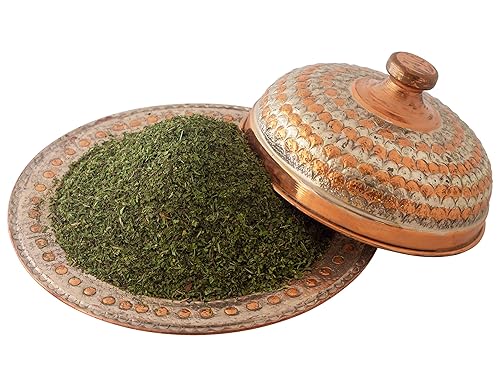 Miniatura 4 de Cerez Pazari - Hojas de menta secas de 5.3 onzas %100 naturales, no irradiadas, sin OMG, sin gluten, hojas de menta seca turca cruda, té de menta