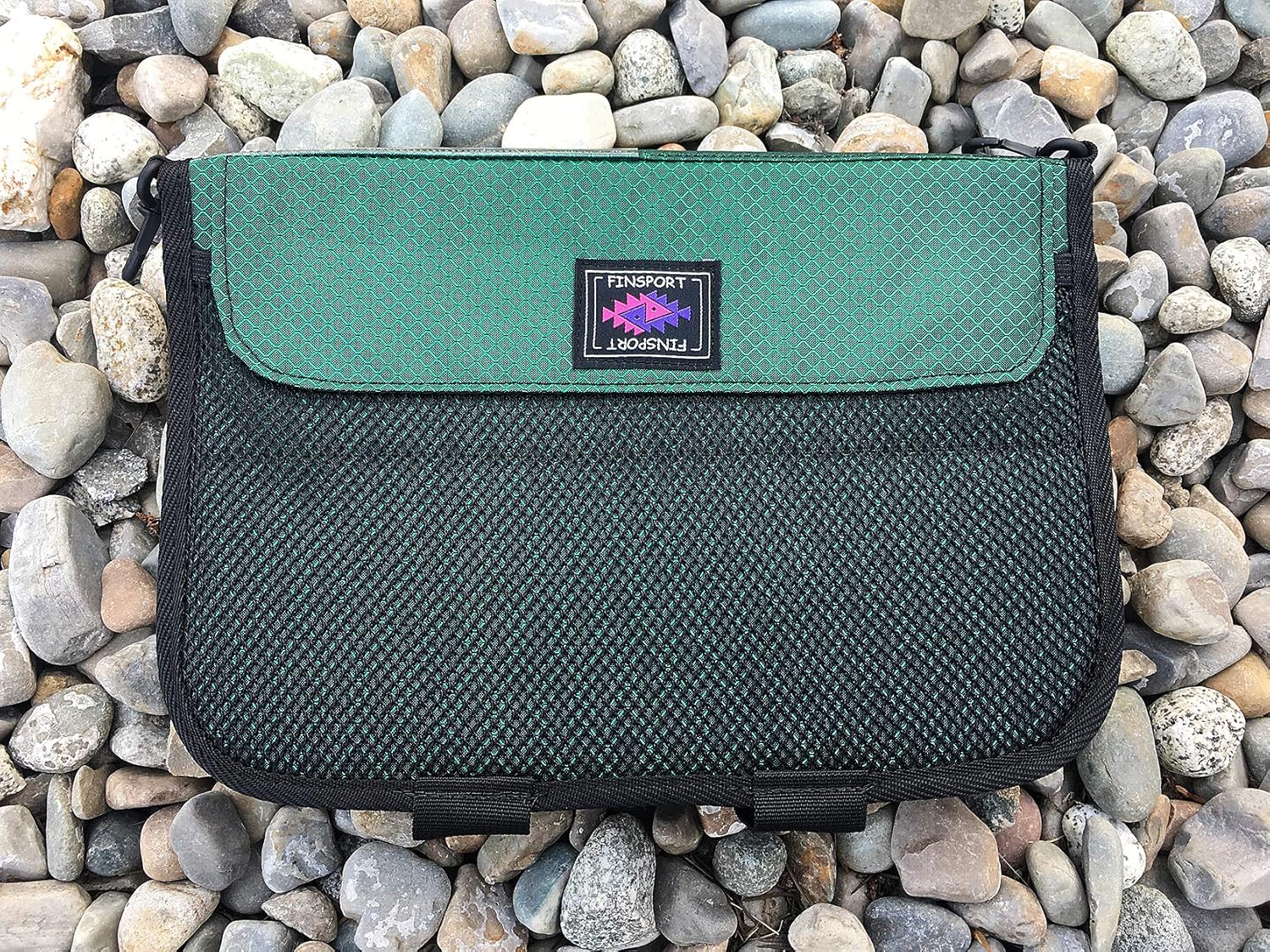 Creative Angler Finsport 12x7 Storage and Accessory Wallet for Flies and Lures (Green)