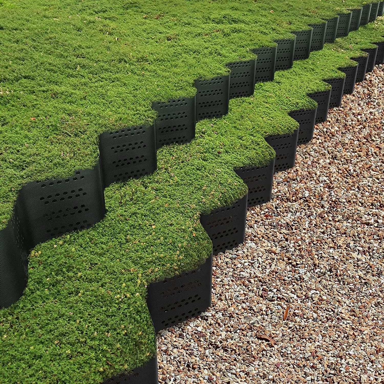 Géogrille d'aménagement pour patios et sentiers piétonniers de jardin