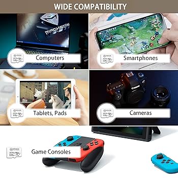 Amazon | AXE microSD 128GB マイクロsdカード Nintendo Switch