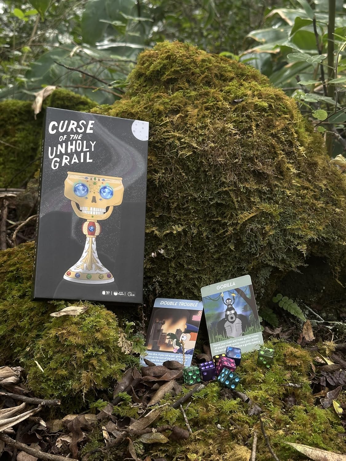 Curse of the Unholy Grail | Party Game | Party Game for Adults | 20-30 Minutes | Easy Start Up | 4-10 Players
