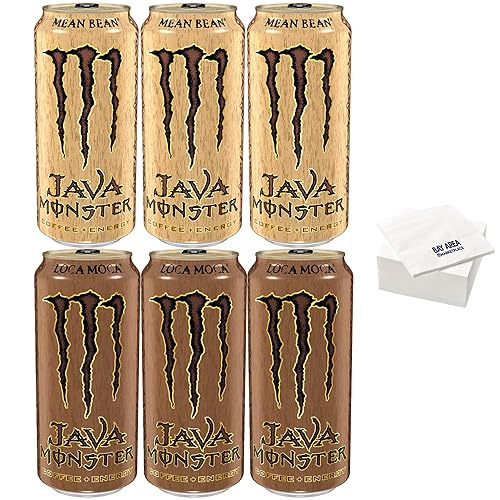 Monster Java (café+energía) paquete de 6 (6 unidades, variedad Java)