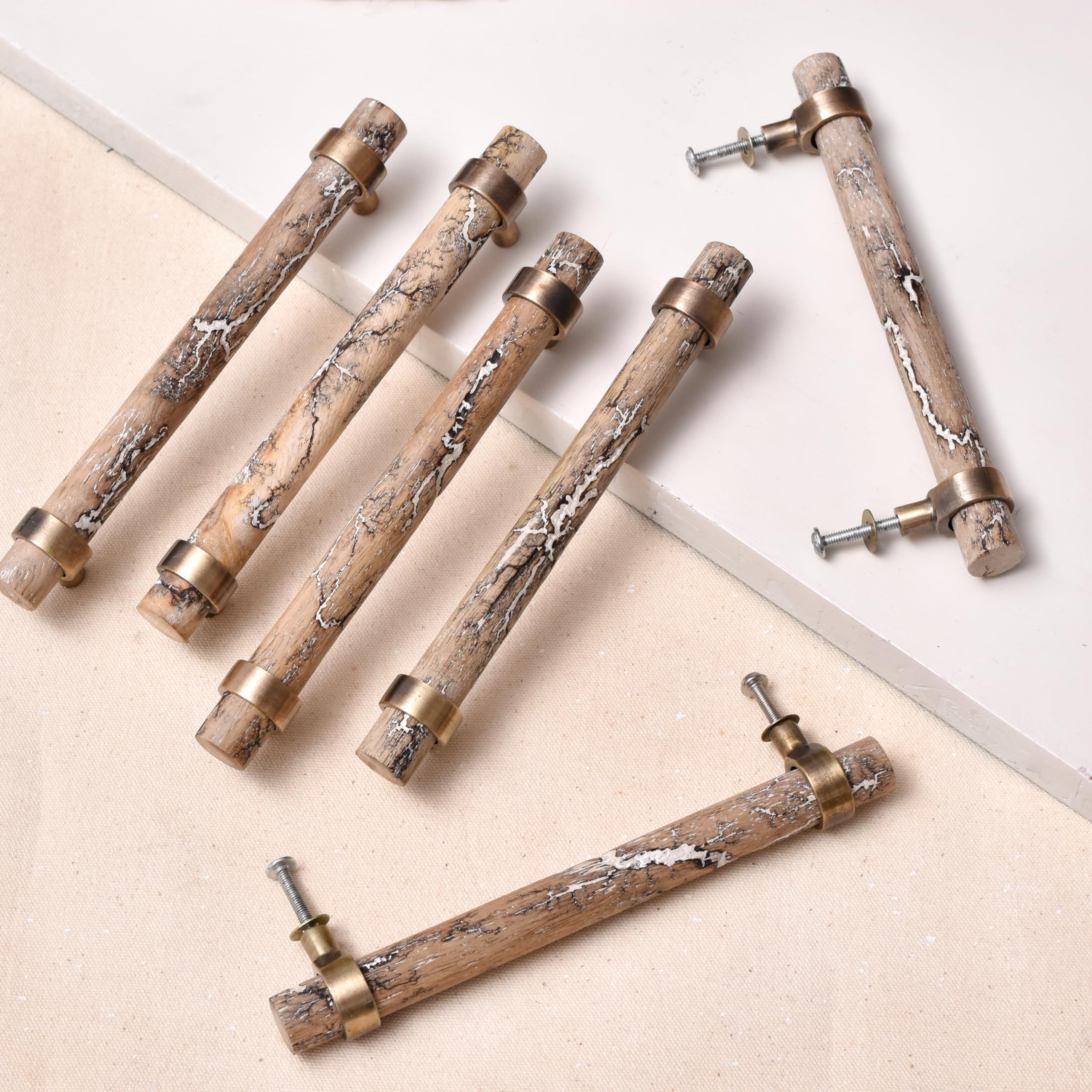 IndianShelf 6 Pieces Adjustable Drawer Pulls Wooden Drawer Handles Adjustable Cabinet Handles T Bar Drawer Pulls Etched Hardware Pulls Kitchen Door Handles Kitchen Cabinet Pulls Boho Pulls (B0CW8YWWK8) Amazon Price History, Amazon Price Tracker