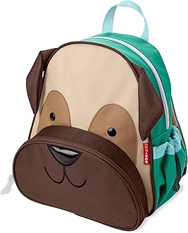 Toddler Backpack, Zoo Preschool, Pug