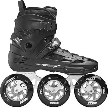 Roces Unisex - Adult EGO 3X110 TIF Inline Skates, Black-Silver