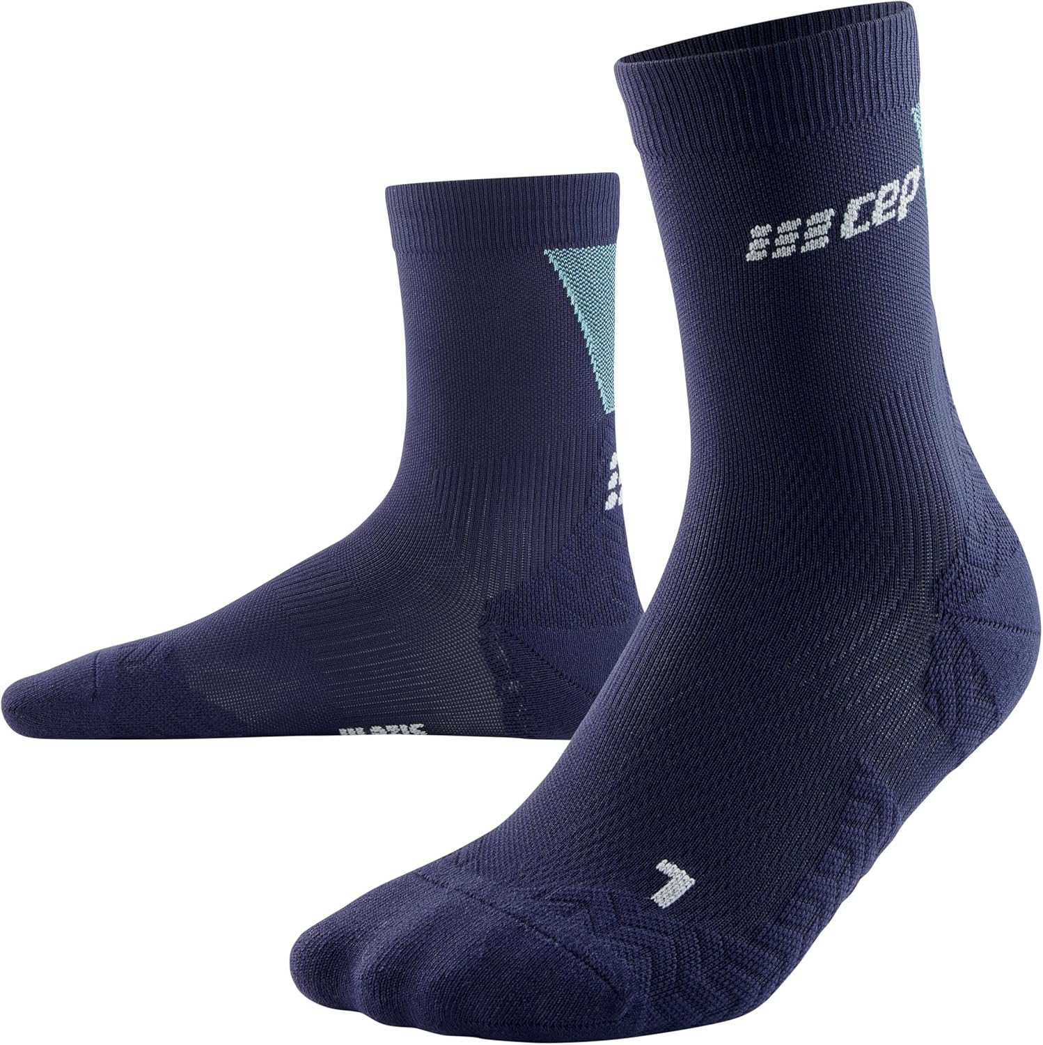 CEP 2024 Ultralight Mid Cut Compression Socks for Men - Breathable, Lightweight Performance Running Crew Socks