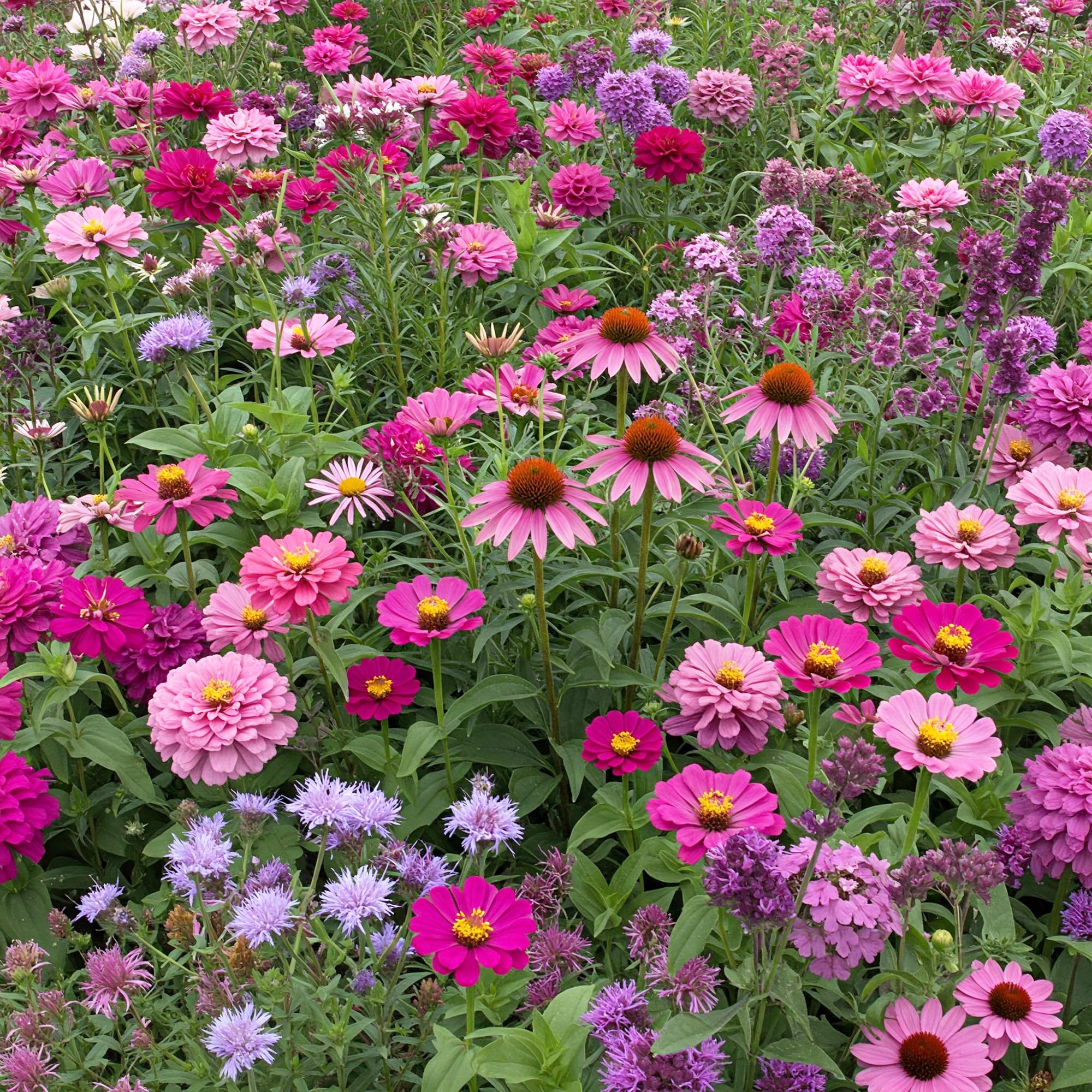 Ferry-Morse Pink &amp; Purple Bulk Wildflower Seeds, 310,000+, 1 lb