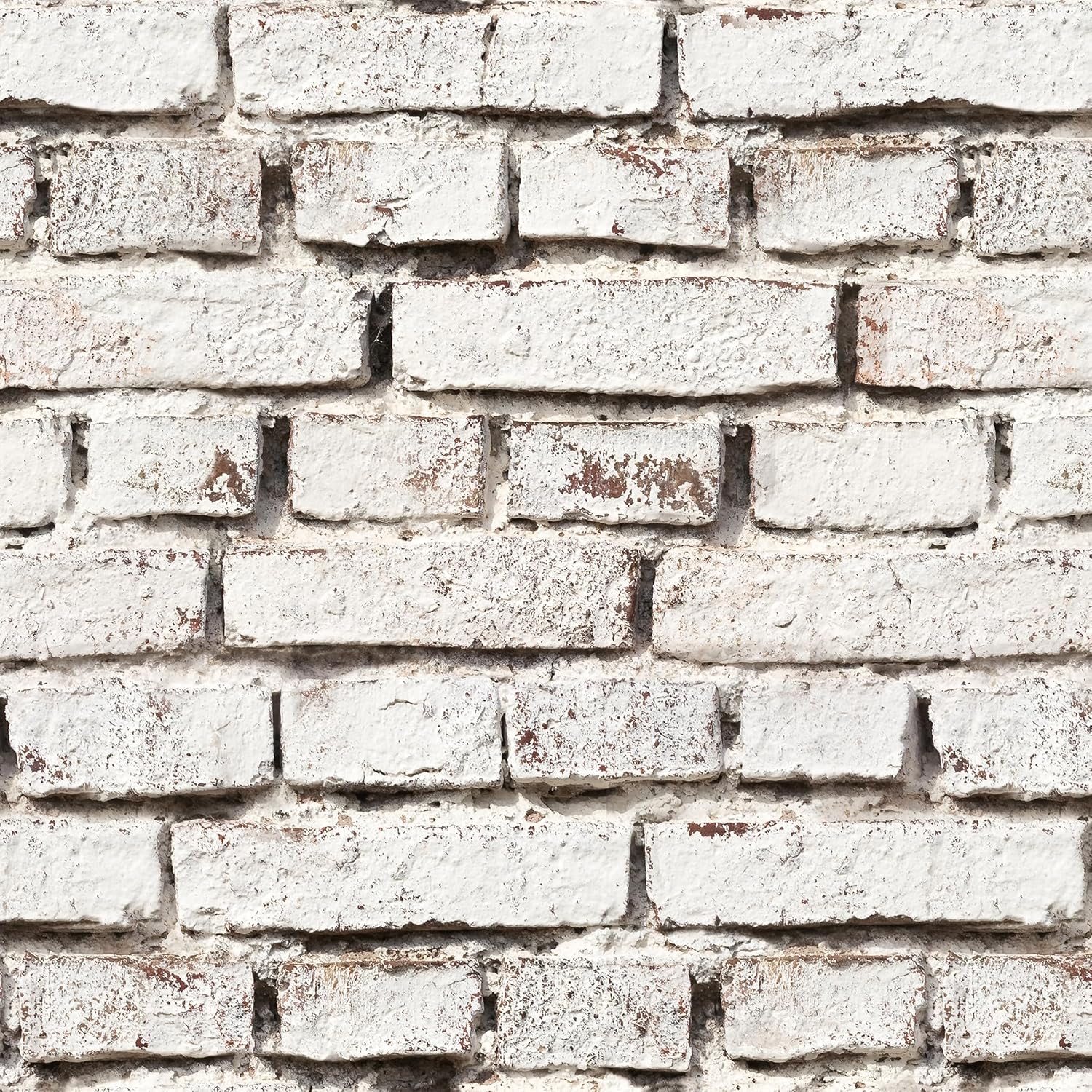 White Brick Wallpaper Peel and Stick Wallpaper 17.7" x 393" Brick Contact Paper Self Adhesive Wallpapers Removable Brick Countertop Contact paper for Cabinets Drawers Bathroom Wallpapers Vinyl Roll