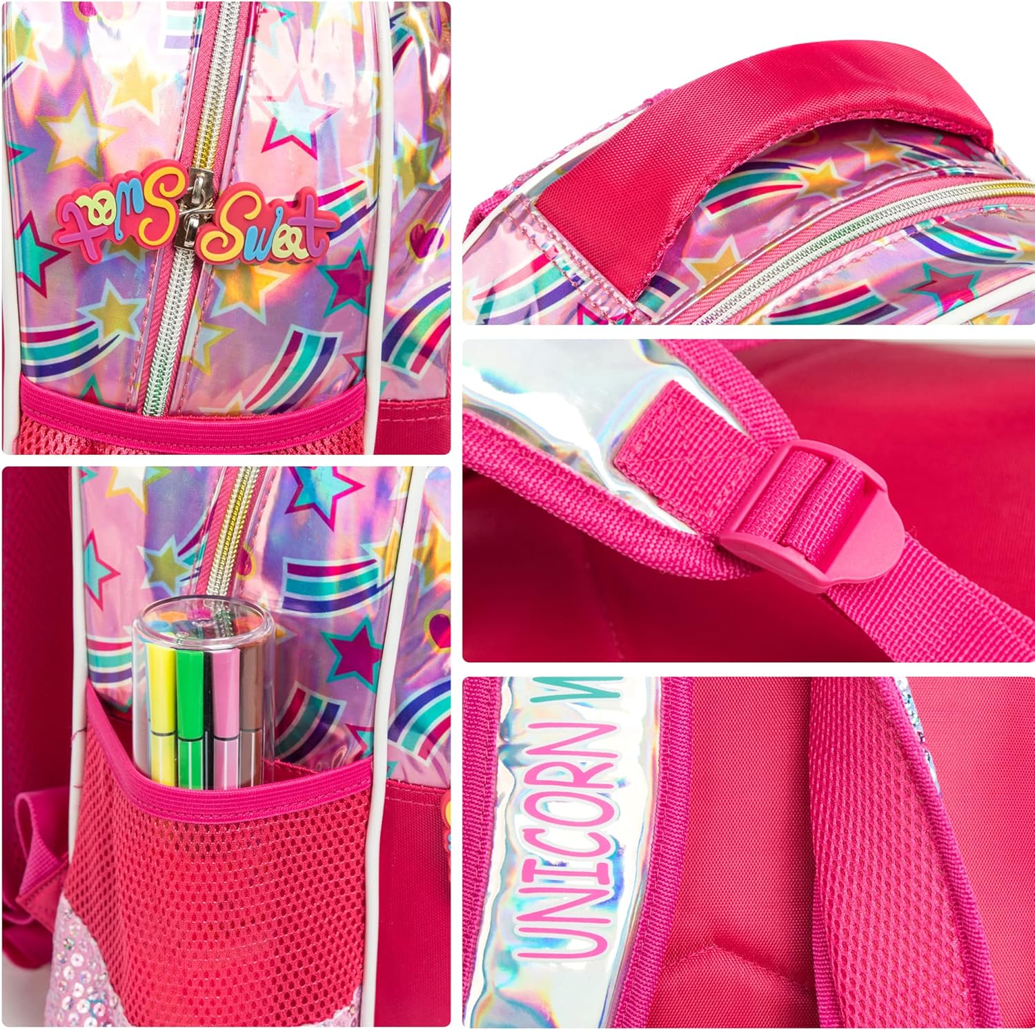 Jasminestar Kids Backpack 13 inch Toddler School Backpacks Kindergarten Bookbag for Boys and Girls (13”, Horse Color): Clothing, Shoes & Jewelry