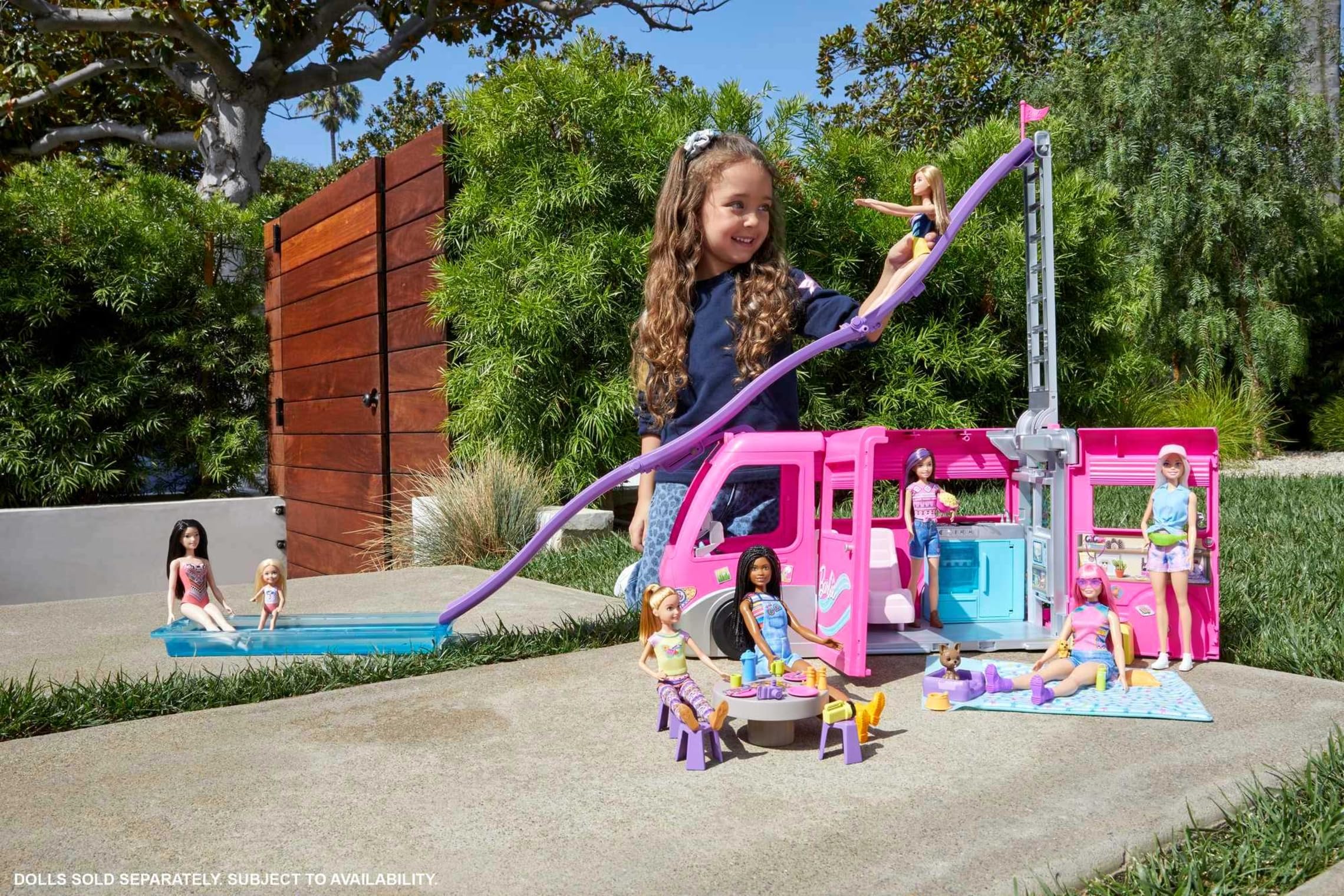 Barbie DreamCamper Playset & Camping Accessories — Amazon image 2