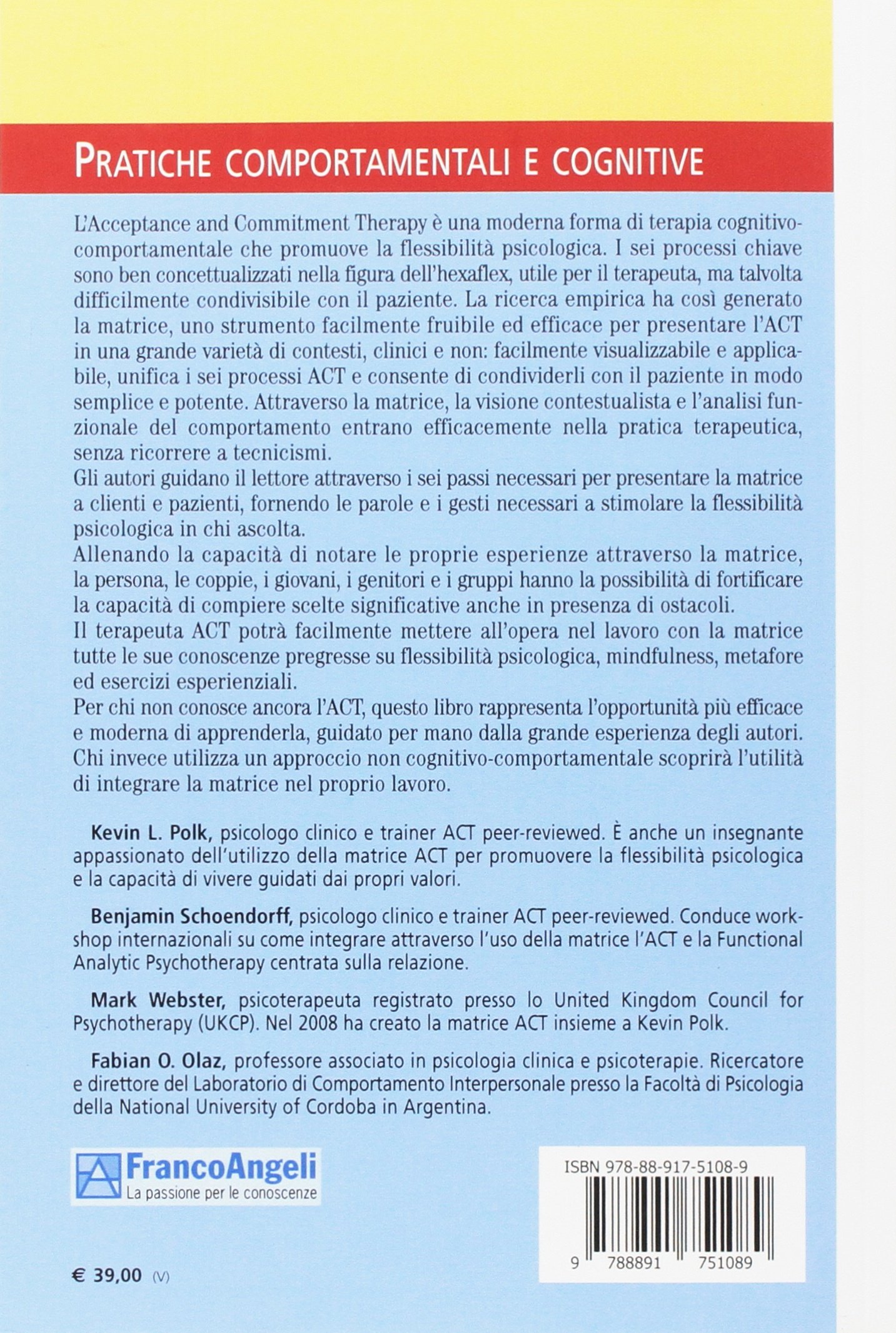 La matrice ACT. Guida all'utilizzo nella pratica clinica