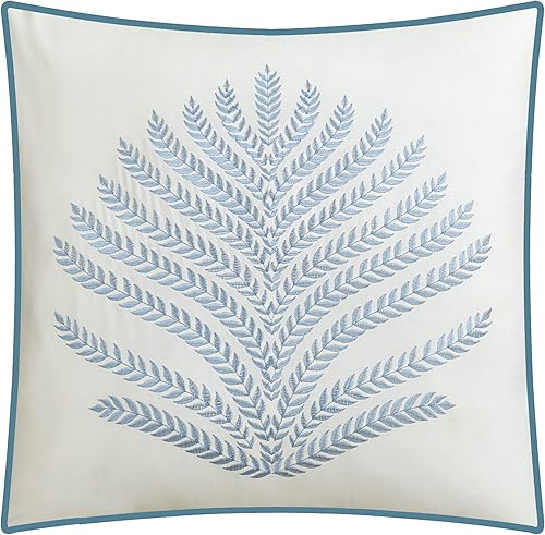 Miniatura 3 de Stratford Park Juego de edredón de 6 piezas, color aguamarina, tamaño King, juego de ropa de cama para todas las estaciones